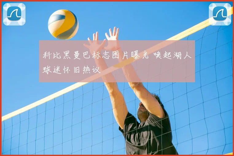 科比黑曼巴标志图片曝光 唤起湖人球迷怀旧热议